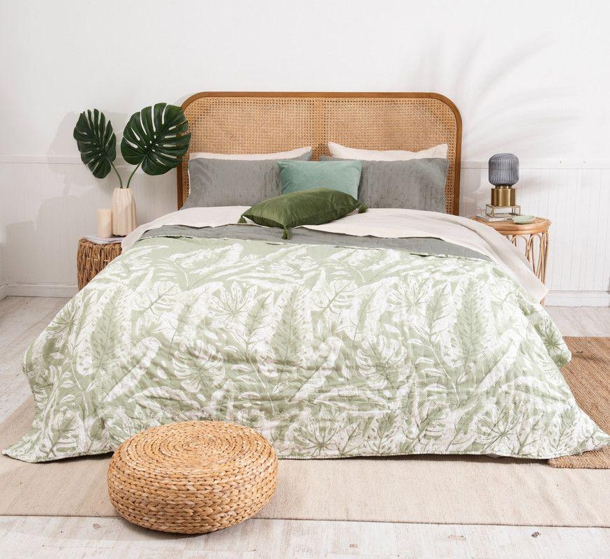 Quilt Toledo MF Estampada 2 P Leaves-5