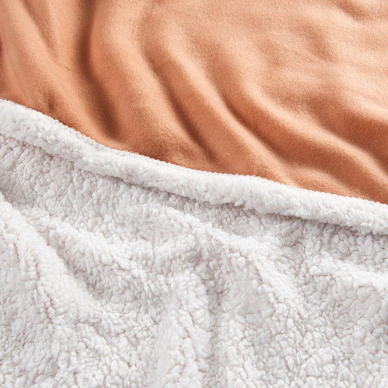 Manta Polar Sherpa 127x152 cms Taupe-1