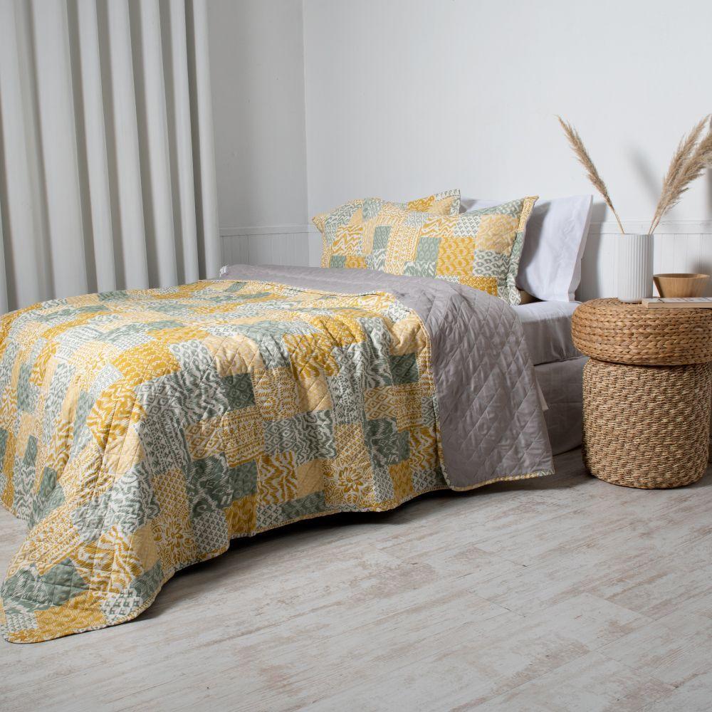 Quilt Cosido Patchwork Mashini 2 P Leo-2