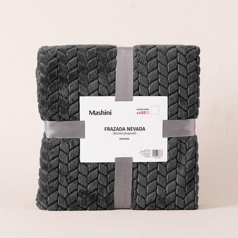 Frazada Jqd Flannel Nevada 2 P Marengo-3