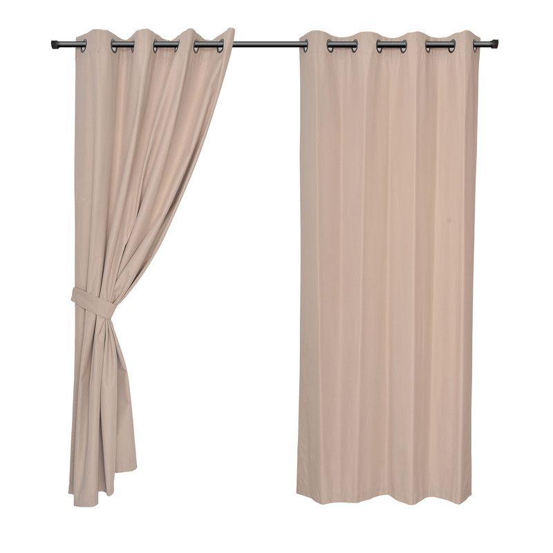 Set Cortinas SunOut Arg. 140x220 Beige o-0