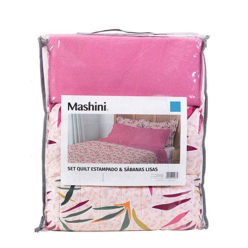 Set Quilt + Sabana Estampada 2 P Acai-3