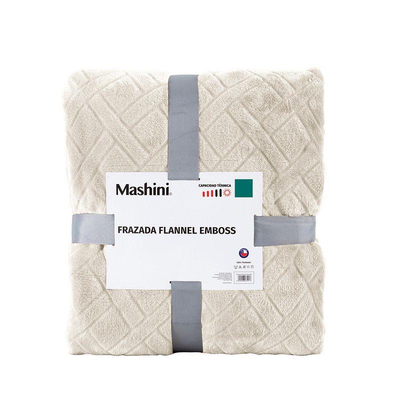 Frazada Flannel Embossed 2 P Crudo-2