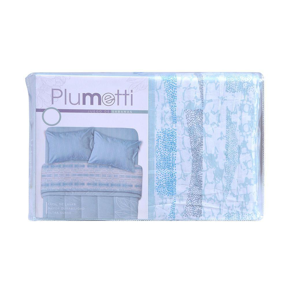 Sabana estampada MF  2 P Manchester-2