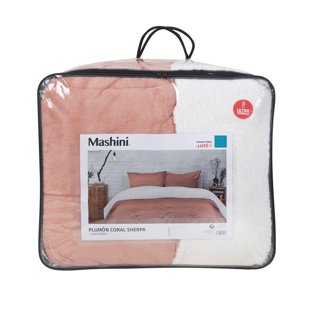 Plumon Coral Sherpa King Rosa Palo-4