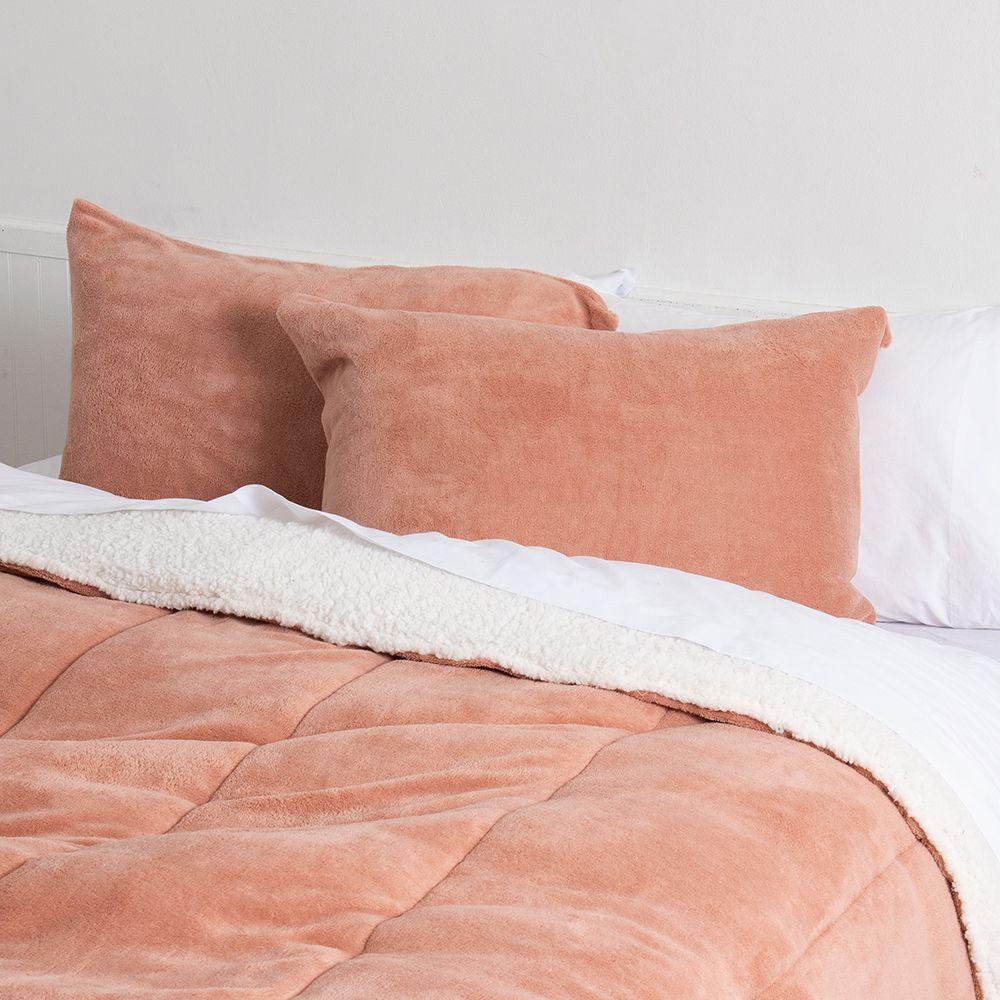 Plumon Coral Sherpa King Rosa Palo-3