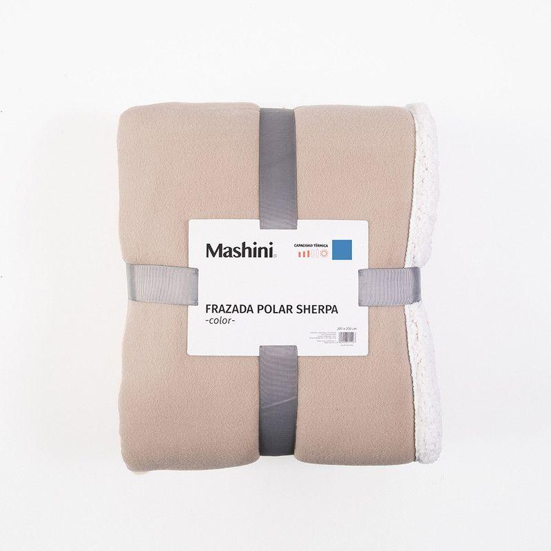 Frazada Polar-Sherpa Lisa 2 P Taupe-2