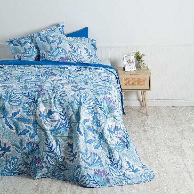 Set Quilt + Sabana Estampada 2 P Aloe-0