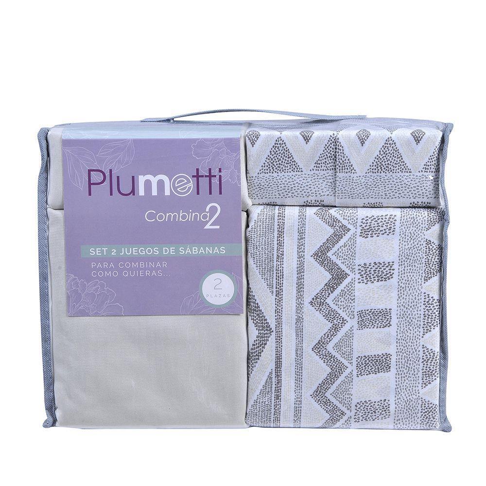 Sabana combinada estampada MF  2 P Camelia-4