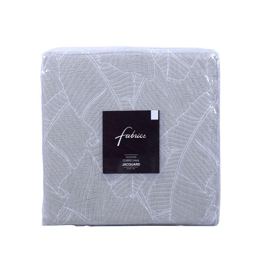 Quilt jacquard diseño 2 P hojas verde Fabrics-2