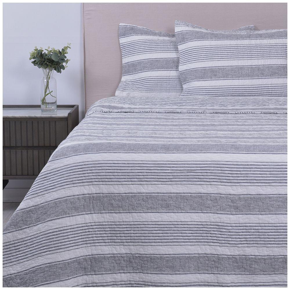Cubrecama Quilt Est. S.King behancy boho blanco Fabrics-0