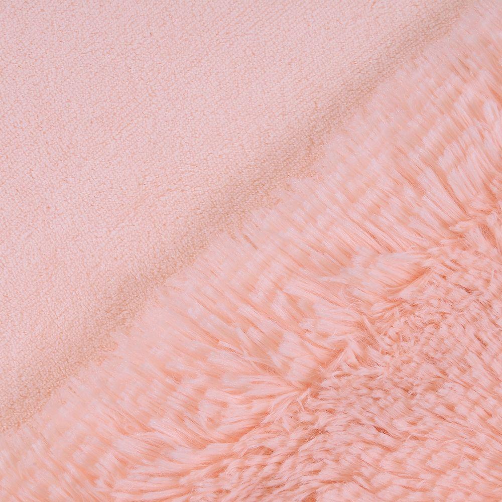 Manta Shaggy 127x152 Rosado-1