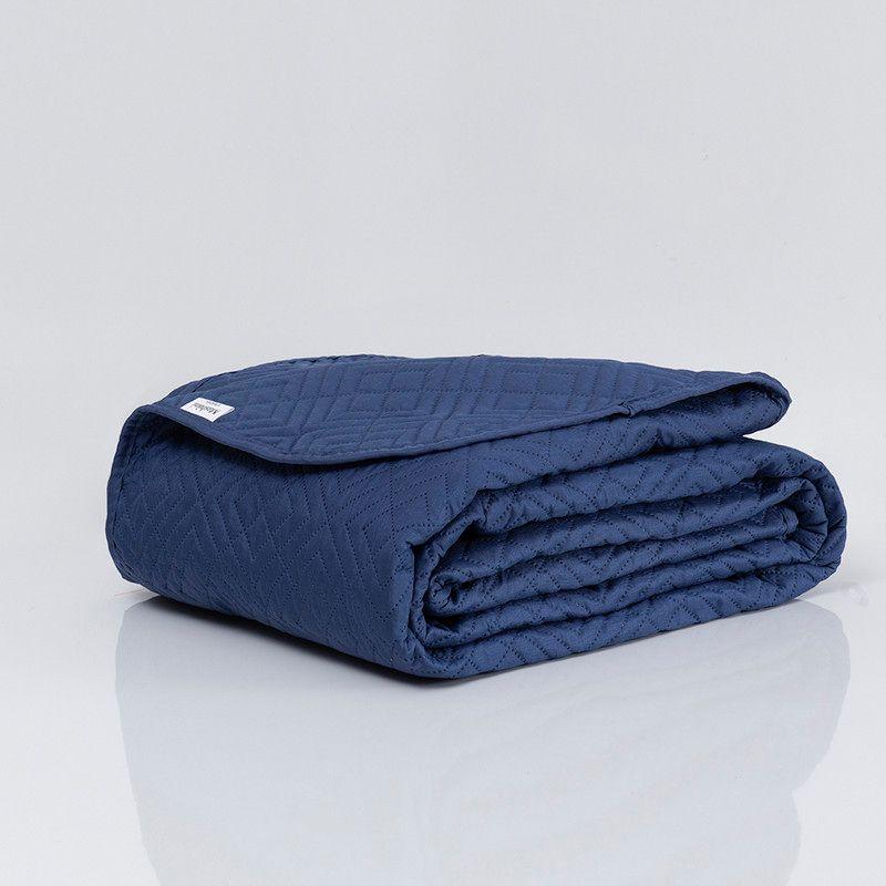Quilt Cordoba lisa 1.5 P Azul-3