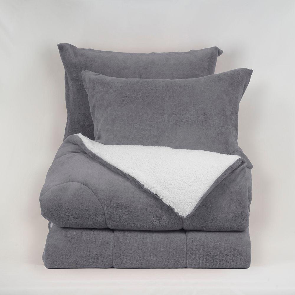 Plumon Coral Sherpa King Gris Mashini-1