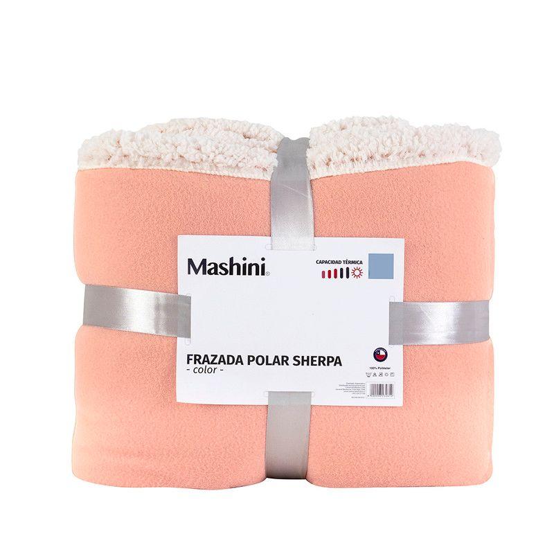 Frazada Polar-Sherpa Lisa 1.5 P Coral-2
