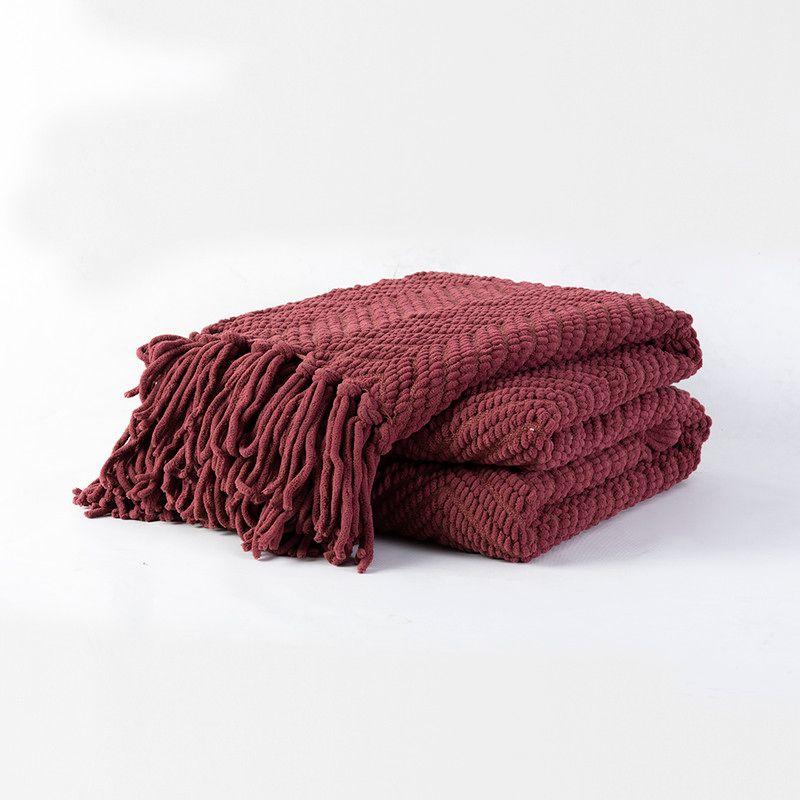 Manta chunky zigzag Berry-0
