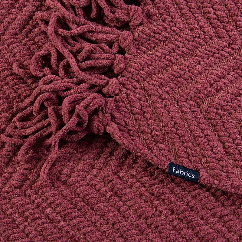 Manta chunky zigzag Berry-1