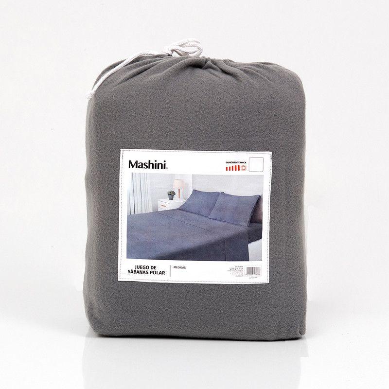Sabana Polar Lisa 2 P Gris Mashini-4
