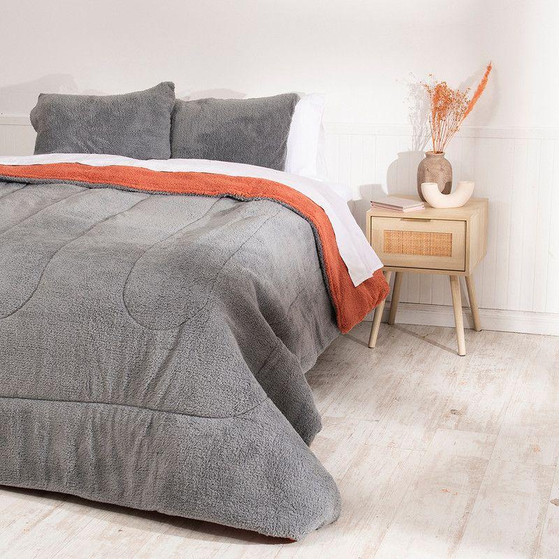 Plumon Sherpa/Sherpa 2 P Gris-Naranjo-3