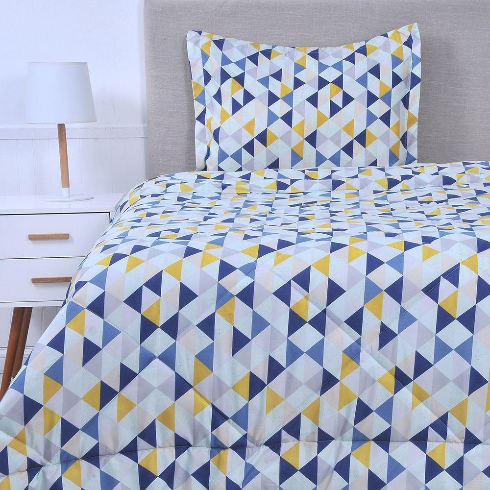 Plumón Microfibra Est. 1.5 P  Triangulos-0