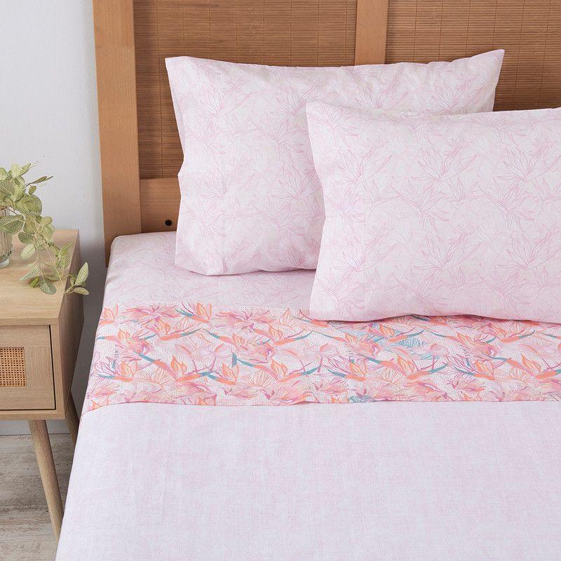 Sabana estampada  180 Hilos Super King Paradiase-0