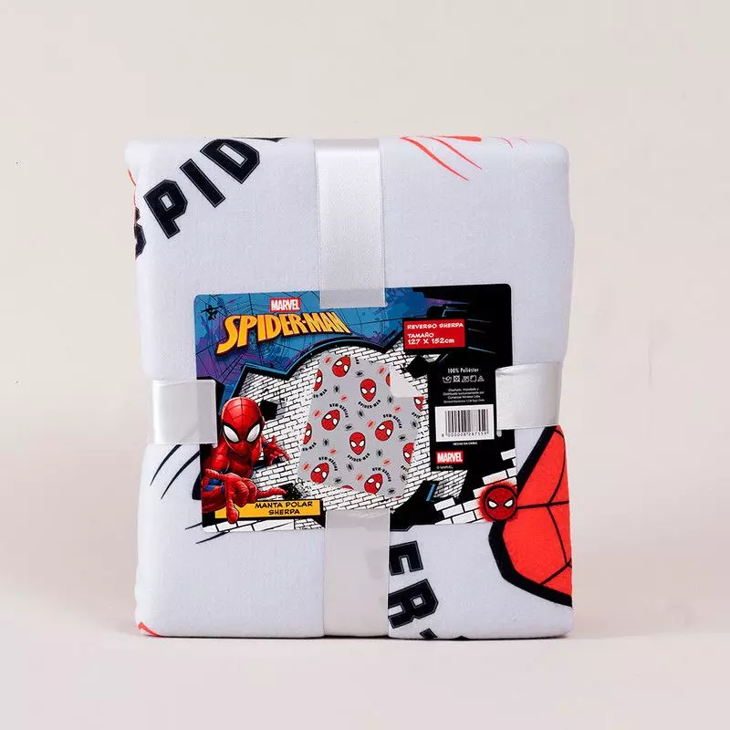 Manta Polar Sherpa 127x152 cms Spiderman-2