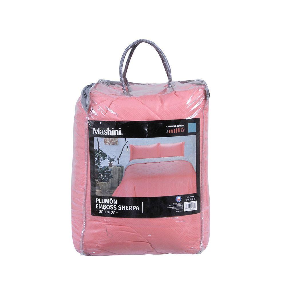 Plumon MF Emboss+Sherpa 2 P Coral-2