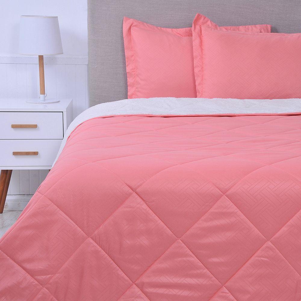 Plumon MF Emboss+Sherpa 2 P Coral-0