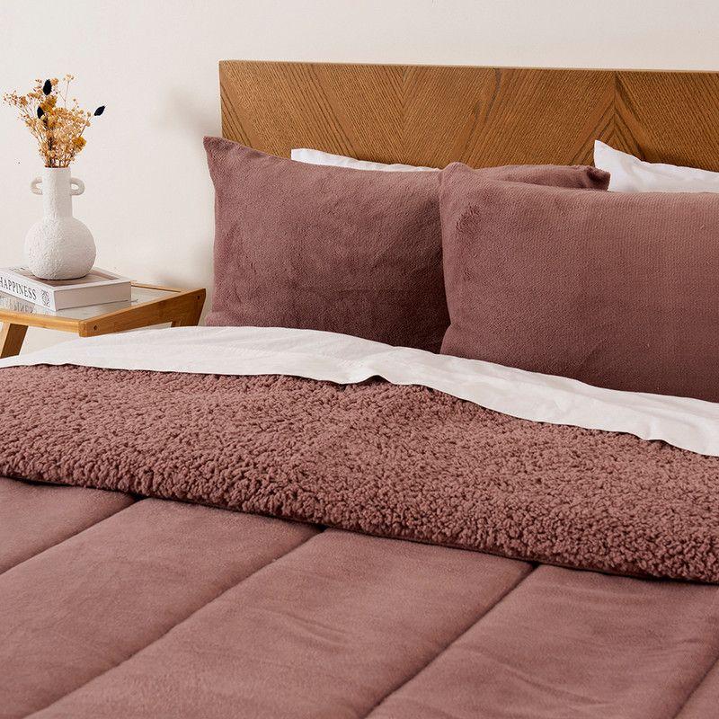 Plumon Coral Sherpa King Morado-2