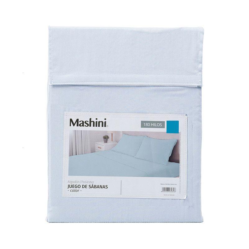 Sábana 180H Lisa 1.5 P Celeste-4