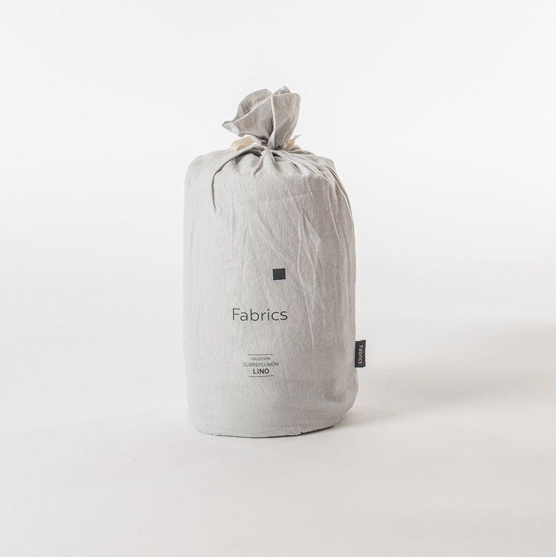 Cubreplumón lino 1.5 p gris claro-3