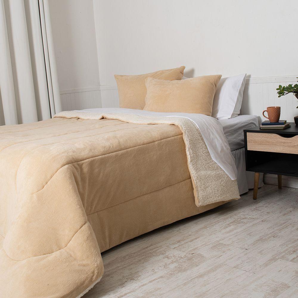 Plumon Coral Sherpa King Beige-2