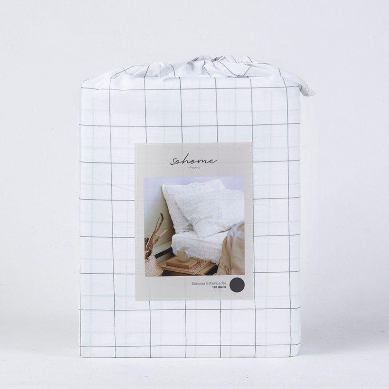 Sab Estampada  180H 2 PL Blanc Marengo-2