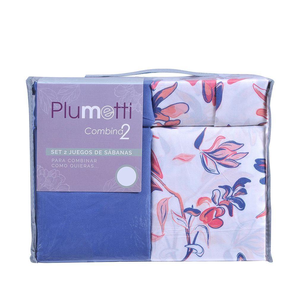 Sabana combinada estampada MF  2 P Iris-4