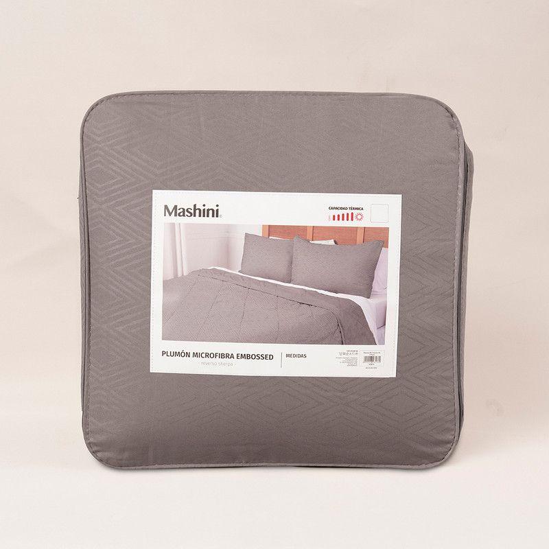Plumon MF Emboss Sherpa 2 P Gris-3