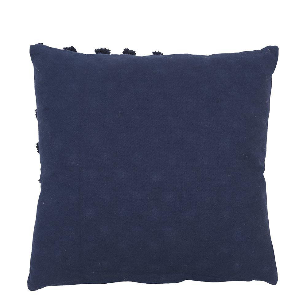 Cojin diseño 50x50cm cuadros azul Fabrics-2