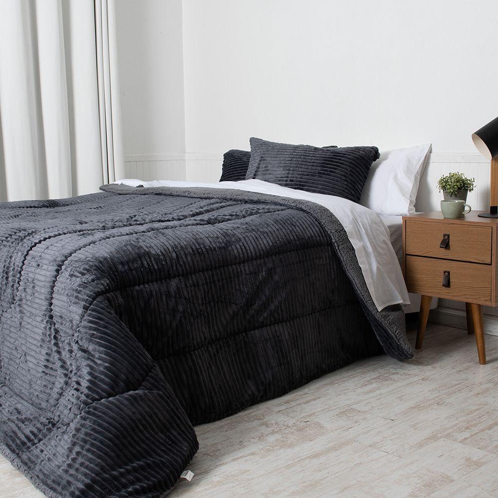 Plumon Corduroy Coral Sherpa King Marengo-2