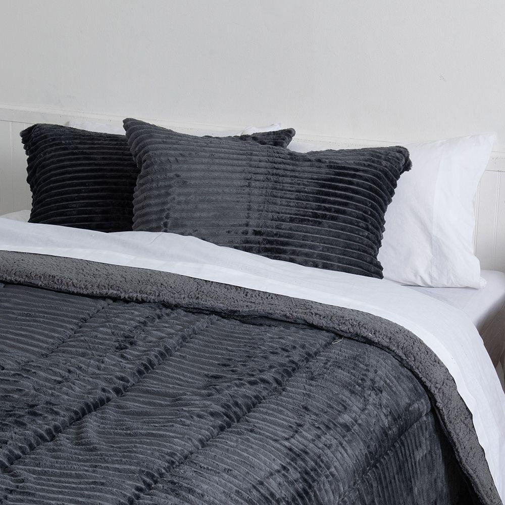 Plumon Corduroy Coral Sherpa King Marengo-3