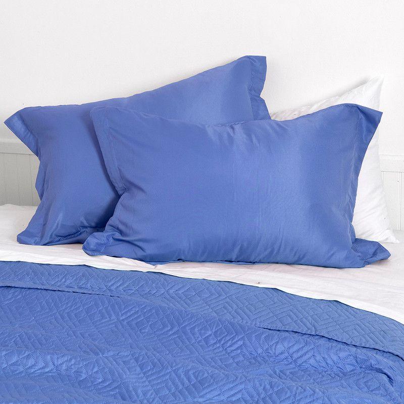 Quilt Cordoba lisa  King Azul-2