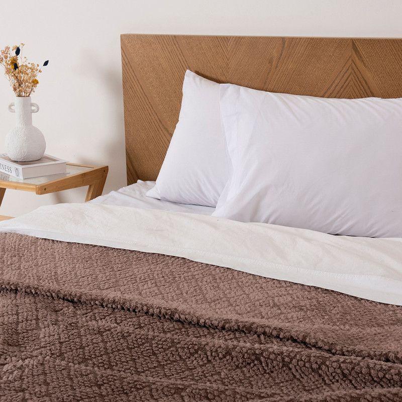 Frazada JQD Sh Atlantic King Taupe-2