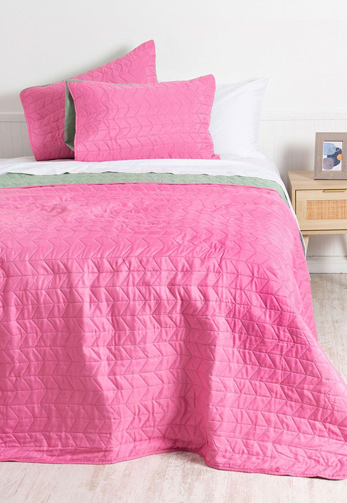 Quilt MF King  Rosado - Verde-0