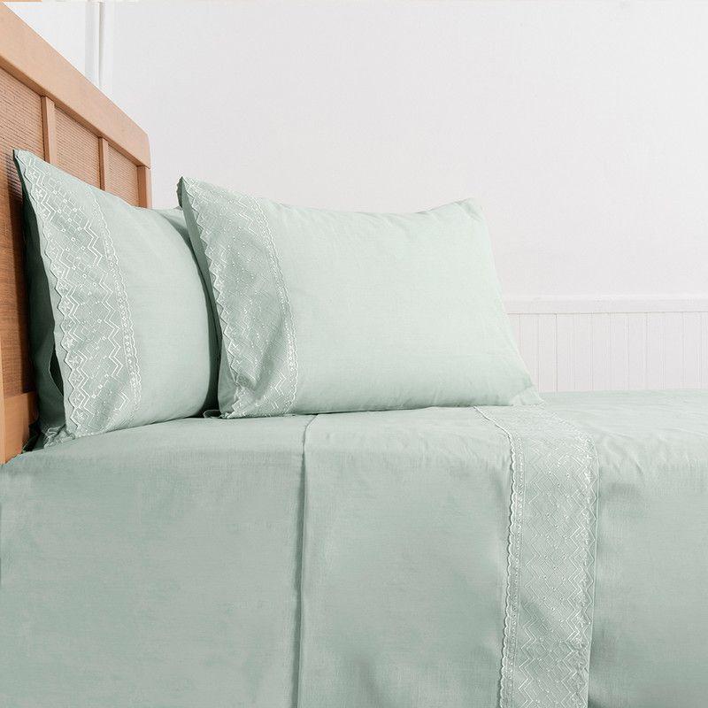 Sabana Broderie Geo 2 P Verde-3