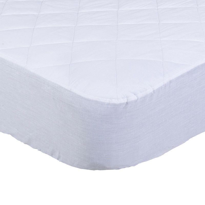 Cubrecolchon Ajustable Linea Hotel King Blanco-0