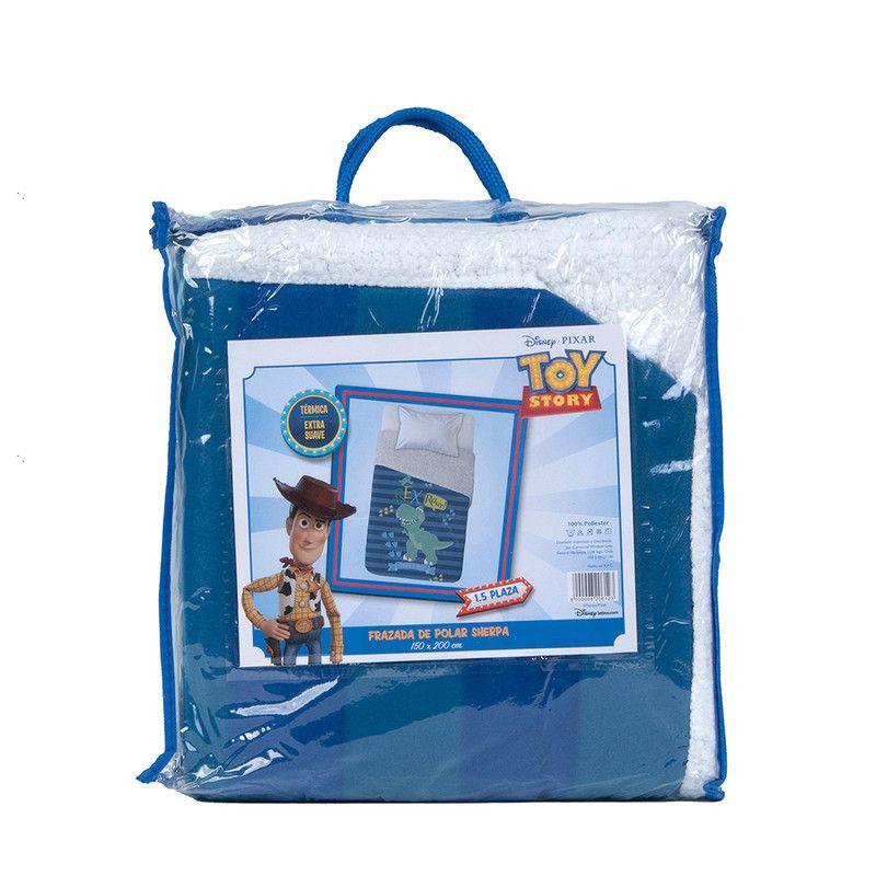 Frazada Polar Sherpa 150x200 Toy Story Rex-2