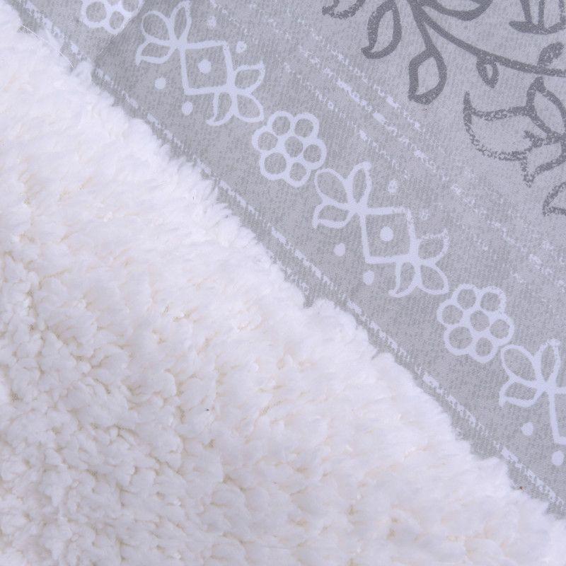 Plumon Sherpa Est. King Bordes Gris-1