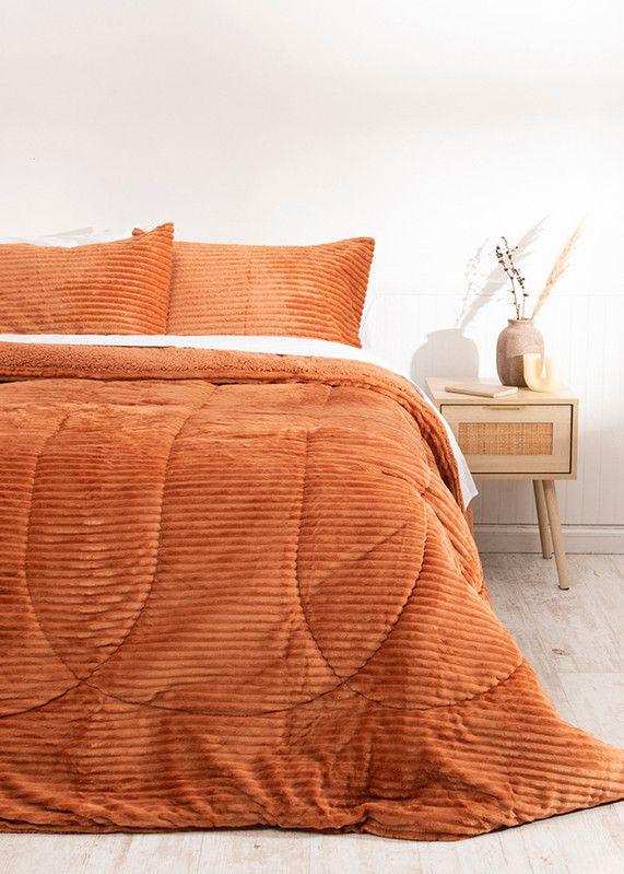 Plumon Corduroy Coral Sherpa 2 P Café-0