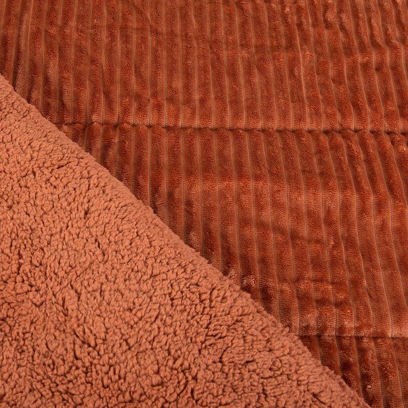 Plumon Corduroy Coral Sherpa 2 P Café-1
