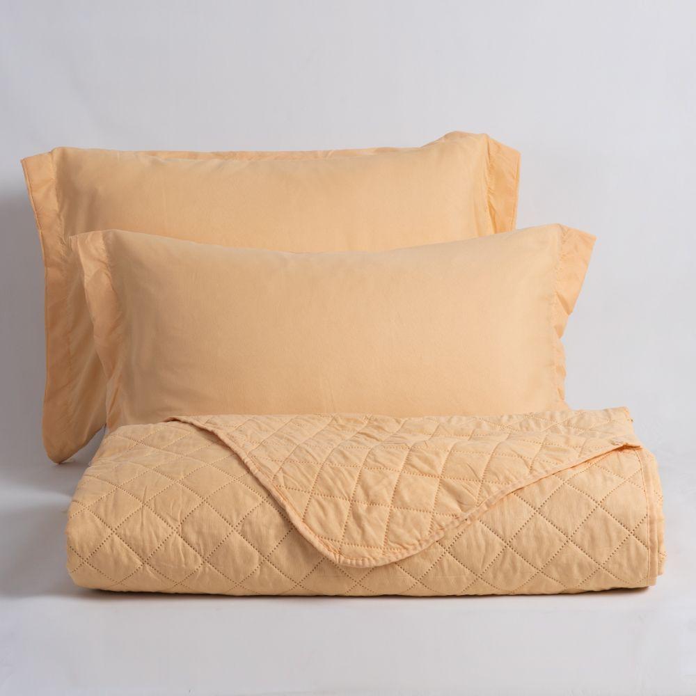 Quilt Cordoba lisa Mashini 2 P Mostaza-4