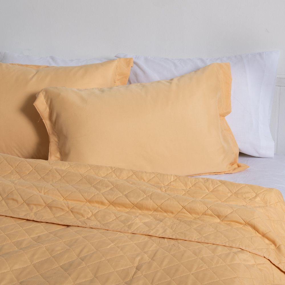 Quilt Cordoba lisa Mashini 2 P Mostaza-3