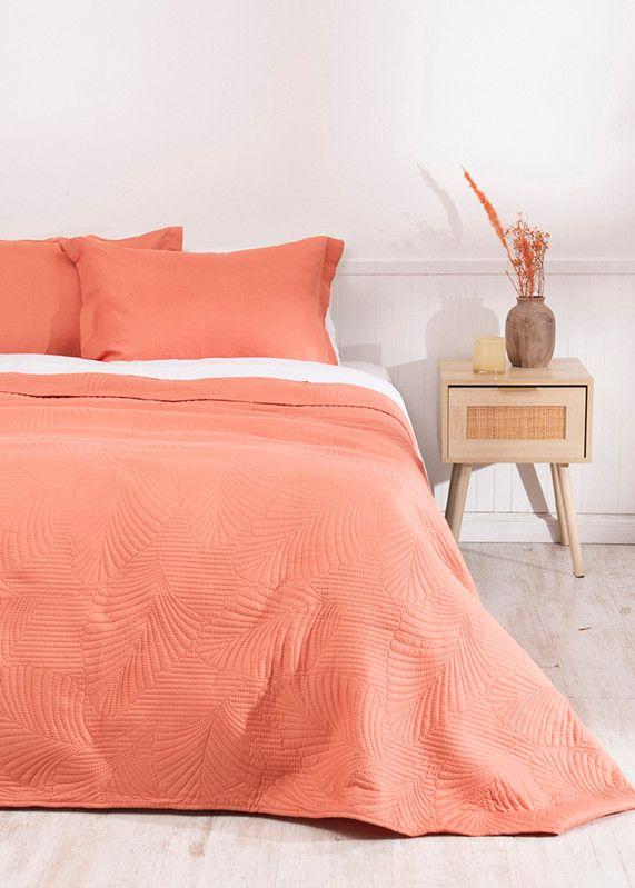 Quilt Cordoba lisa King Naranjo-0